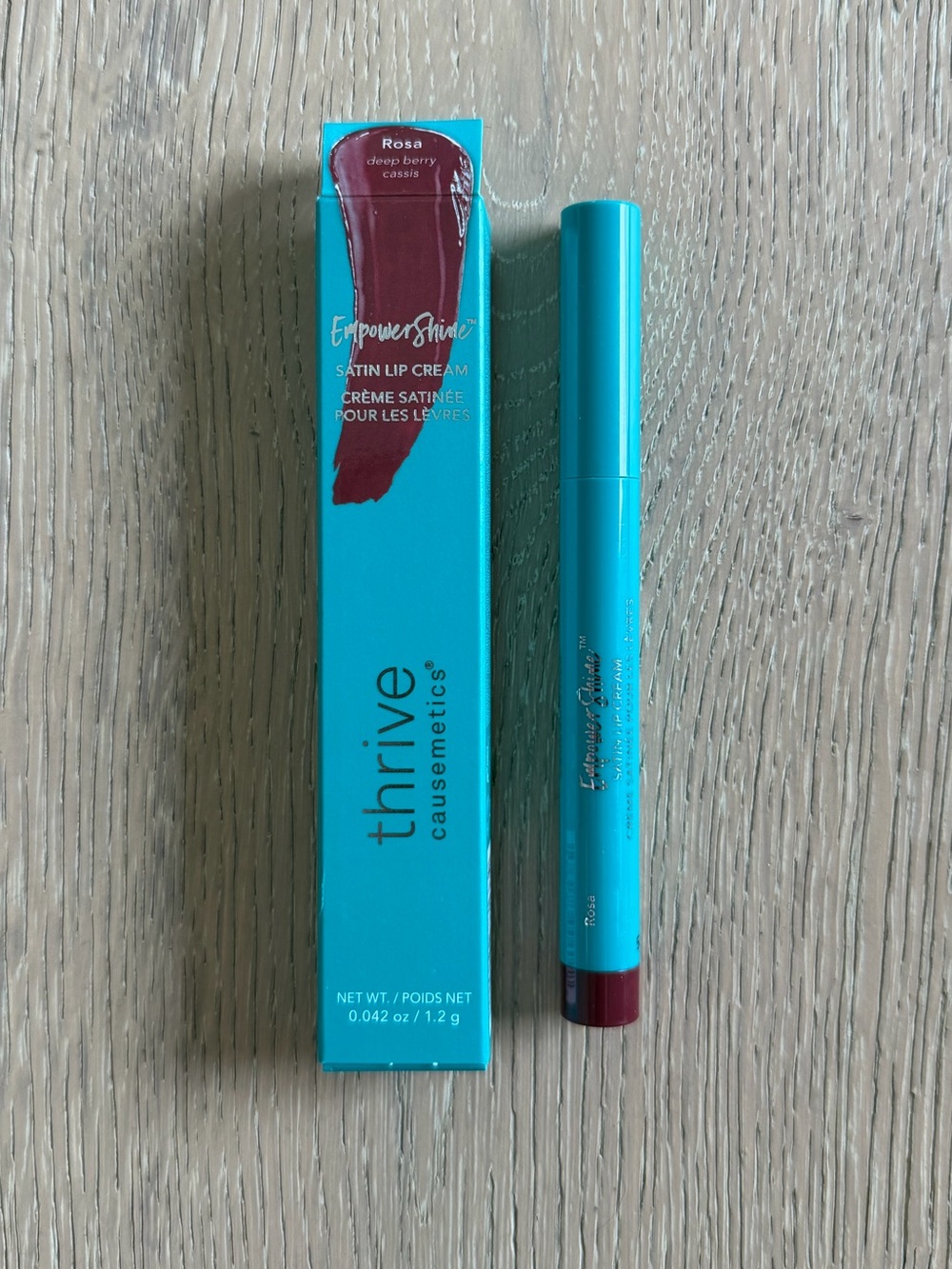 Thrive Causemetics Empowershine Satin Lip Cream - Rosa